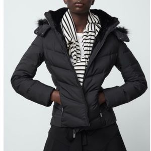 - Zara Water and Wind Protection Jacket with Removable Fur Trim Hood